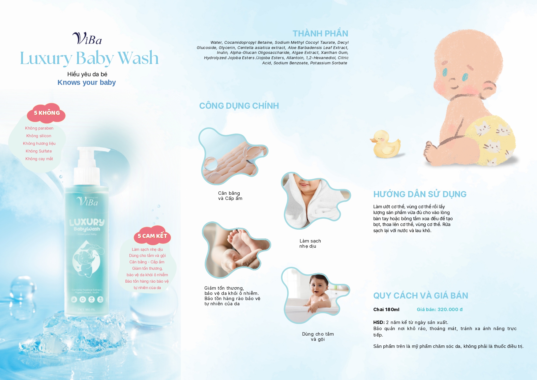 LUXURY BABY WASH