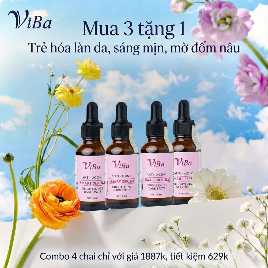 SIÊU PHẨM SERUM TRẺ HÓA MUA 3 TẶNG 1 ĐÃ QUAY TRỞ LẠI